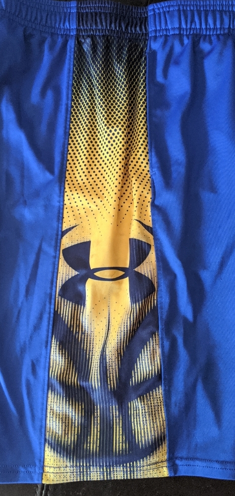 Youth M UA shorts.